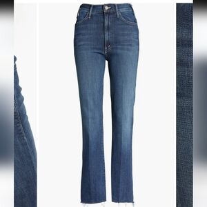 MOTHER Hustler Ankle Fray Jeans, Color: Girl Crush, High Rise, Size 25